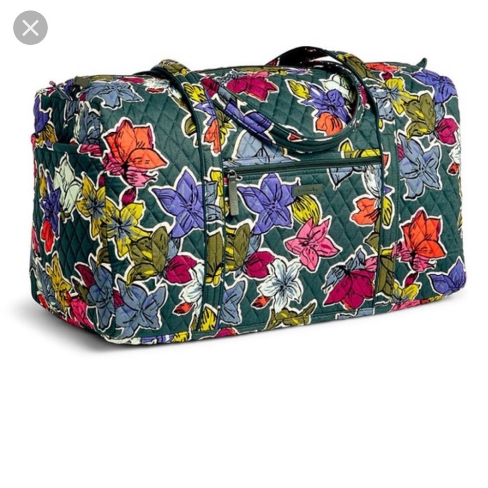 Vera Bradley Large Duffle - Falling Flowers